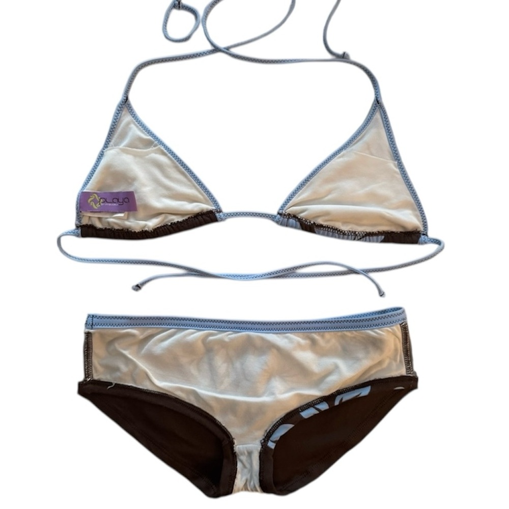 Y2K Tropical Hibiscus Print Bikini Set - Picture 10 of 15